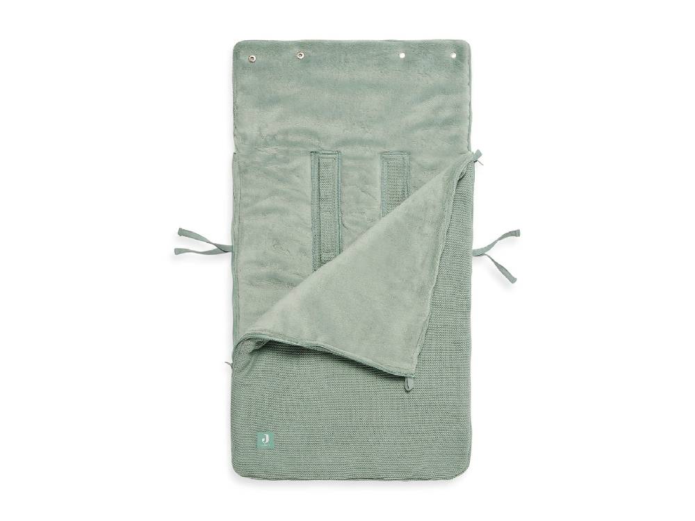 Jollein Fußsack gruppe 0+ 3/5 punkte Basic Knit Forest Green Fabrik Onlineshop
