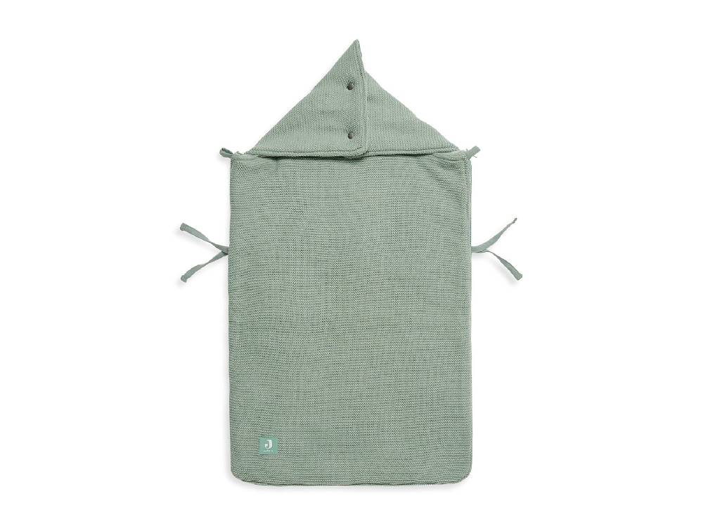 Jollein Fußsack gruppe 0+ 3/5 punkte Basic Knit Forest Green Fabrik Onlineshop
