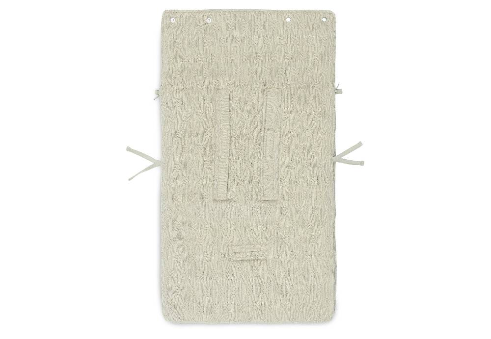 Jollein Fußsack gruppe 0+ 3/5 punkte Grain Knit Olive Green Sonderangebot