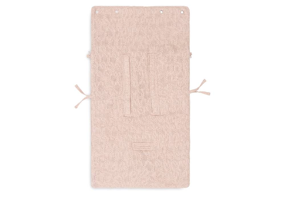 Jollein Fußsack gruppe 0+ 3/5 punkte Grain Knit Wild Rose Versandkostenfrei