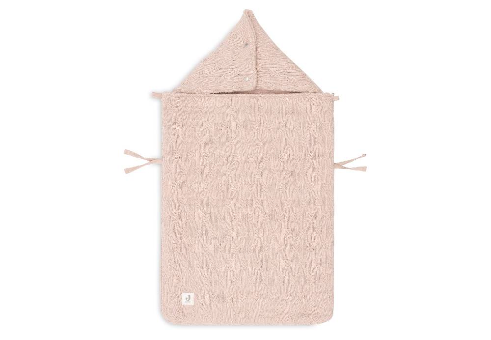 Jollein Fußsack gruppe 0+ 3/5 punkte Grain Knit Wild Rose Versandkostenfrei