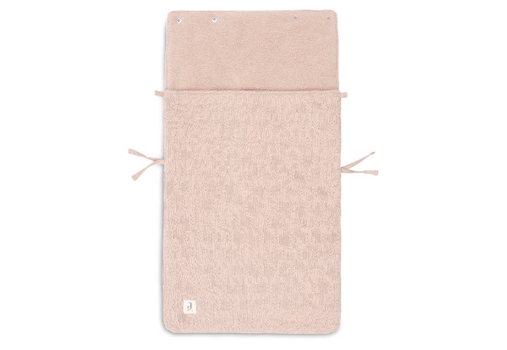 Jollein Fußsack gruppe 0+ 3/5 punkte Grain Knit Wild Rose Versandkostenfrei