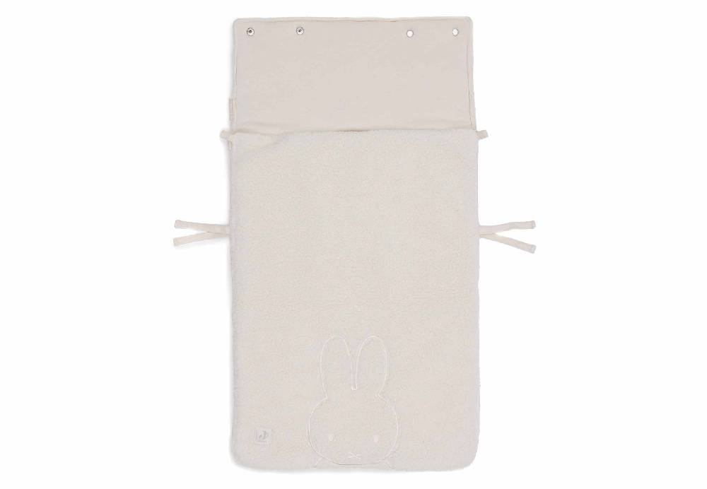 Jollein Fußsack Gruppe 0+ 3/5 Punkte Miffy Teddy - Oatmeal Begrenztes Angebot