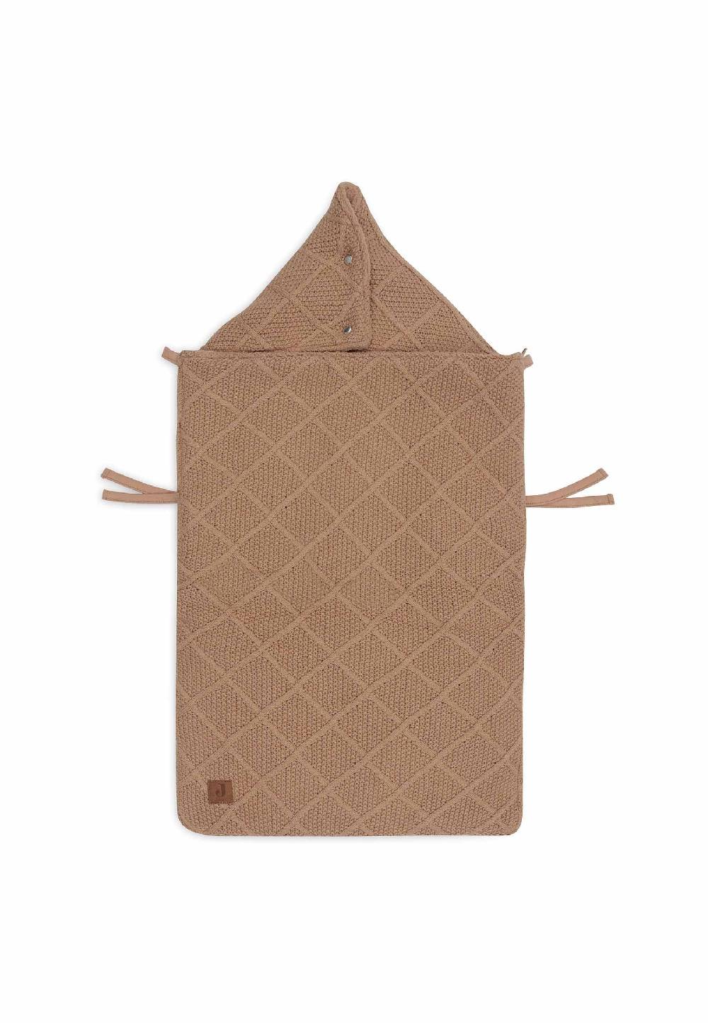 Jollein Fußsack Gruppe 0+ 3/5 Punkte Check Knit - Biscuit Online Shopping