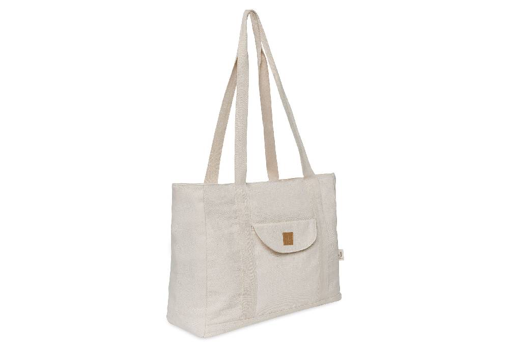 Jollein Wickeltasche Shopper Twill Natural Räumungsverkauf