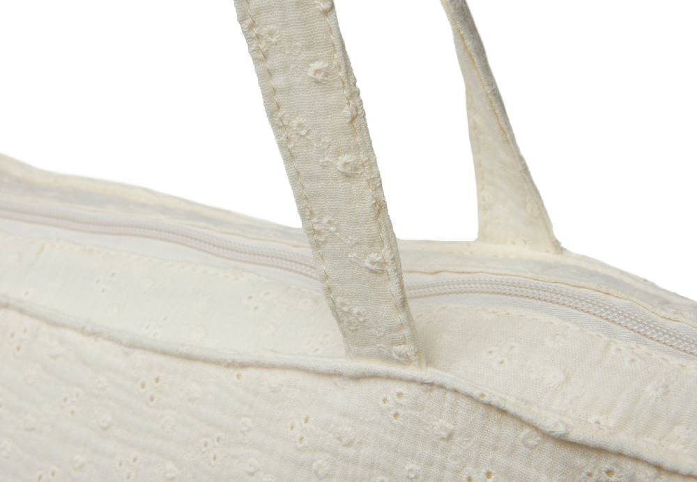 Jollein Shopper Embroidery Ivory Riesige Ersparnisse