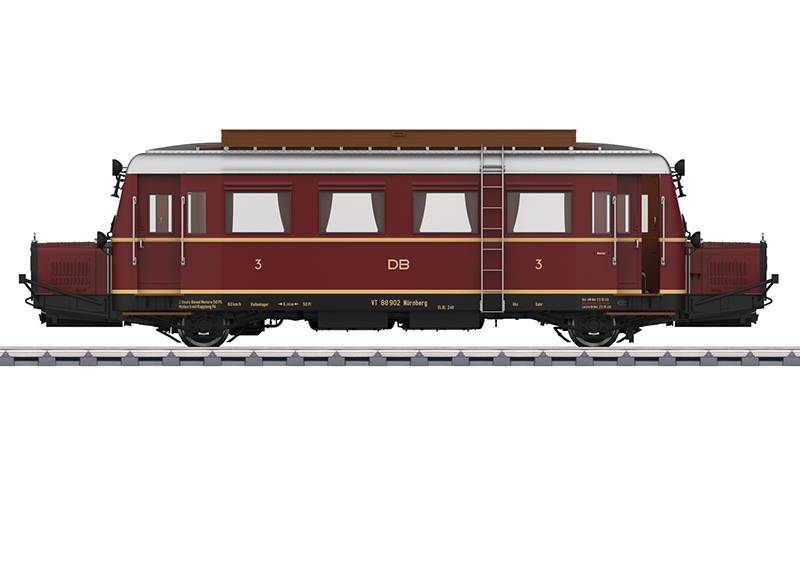 Märklin Dieseltriebwagen Baureihe VT 88.9 - das "Schweineschnäuzchen"