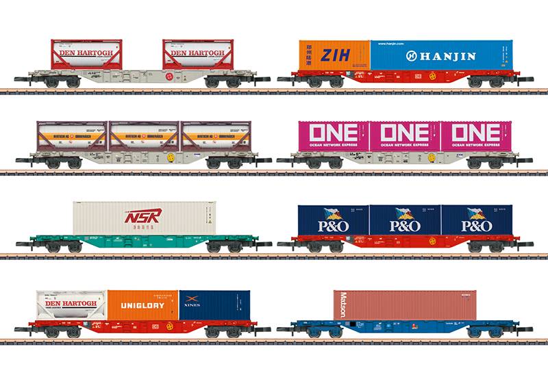 Märklin Display Containertragwagen Sgns