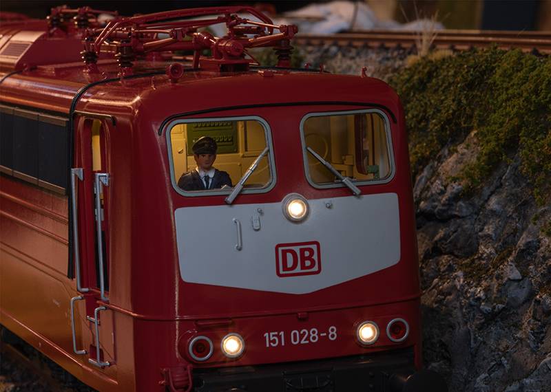 Märklin Elektrolokomotive Baureihe 151 Letzter Tag