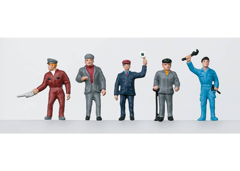 Märklin Figurengruppe "Bahnpersonal"