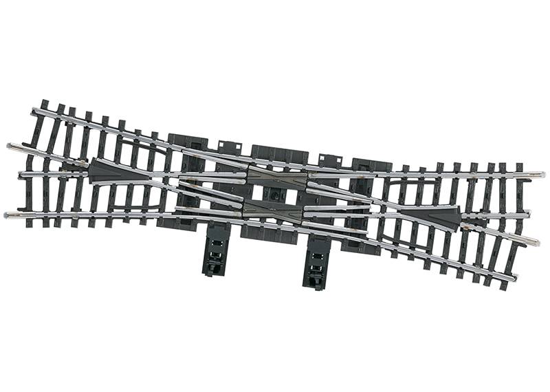 Märklin Märklin K-Gleis Doppelte Kreuzungsweiche Länge 225 mm / Radius 902,4 mm