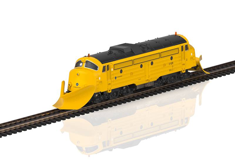 Märklin Diesellokomotive mit Schneeräumer