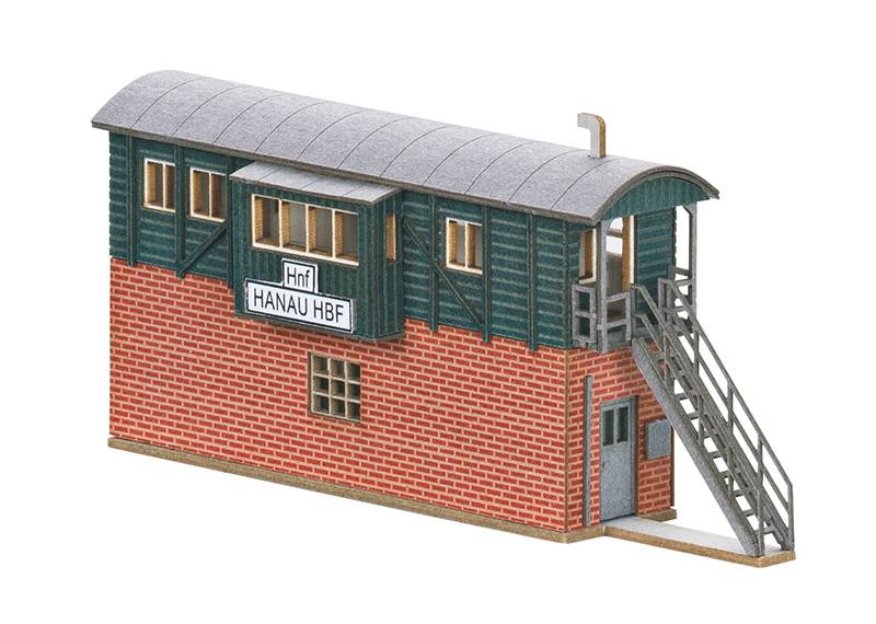 Märklin Bausatz Behelfsstellwerk Hanau Hbf