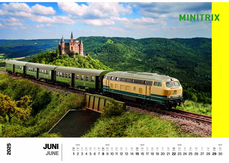 Märklin Märklin-/Trix-Wandkalender 2025 Fabrikverkauf