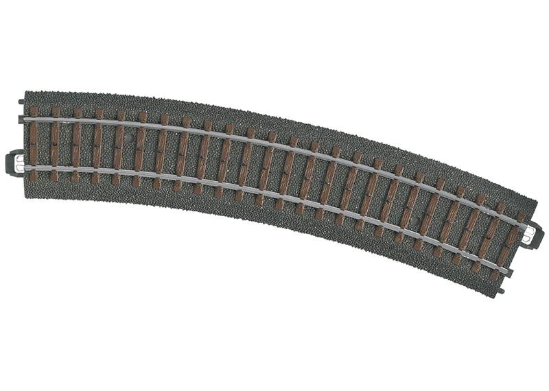 Märklin Märklin Gebogenes C-Gleis Radius R2 = 437,5 mm / 24,3°