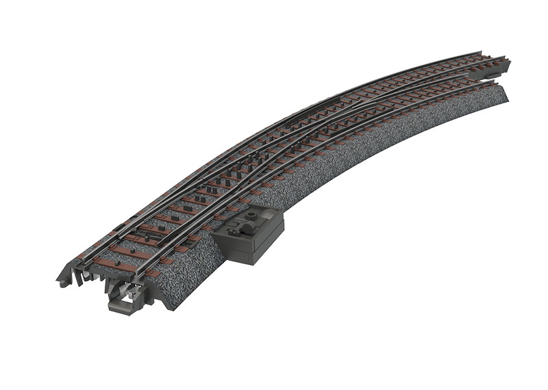 Märklin Märklin Bogenweiche rechts Radius 515 mm Begrenzte Freigabe