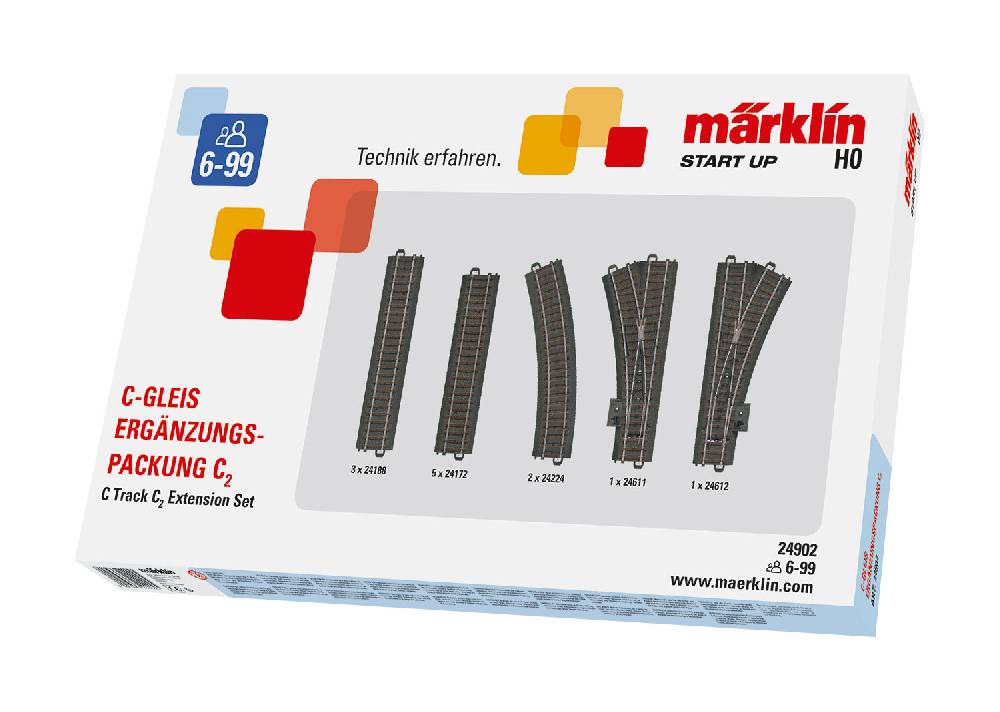 Märklin Märklin Start up - C-Gleis-Ergänzungspackung C2 Neueste Stile
