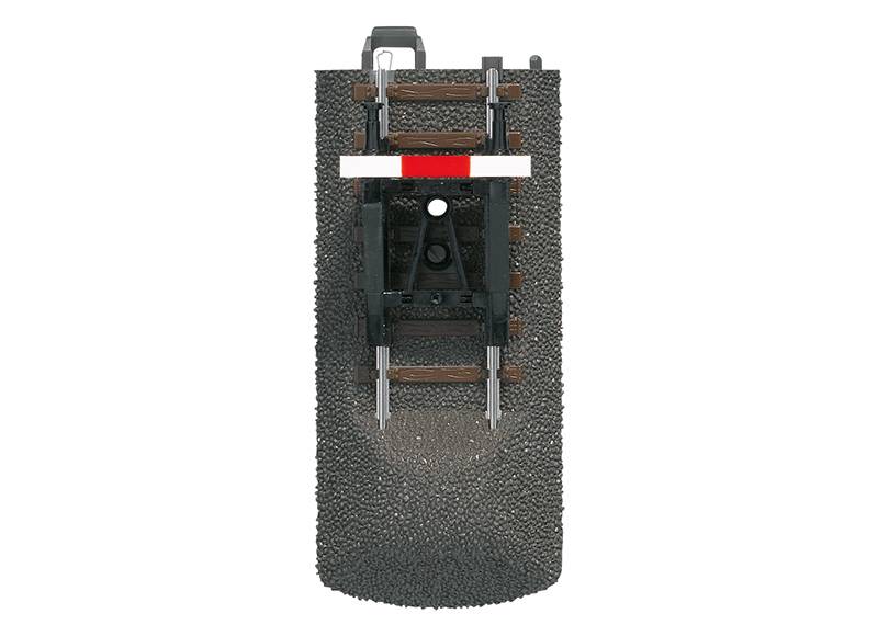 Märklin Märklin Gleisende mit Prellbock Länge 77,5 mm + 5 mm