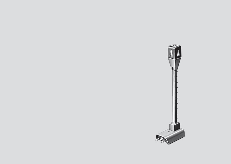 Märklin Lichtmast zum Entkupplungsgleis