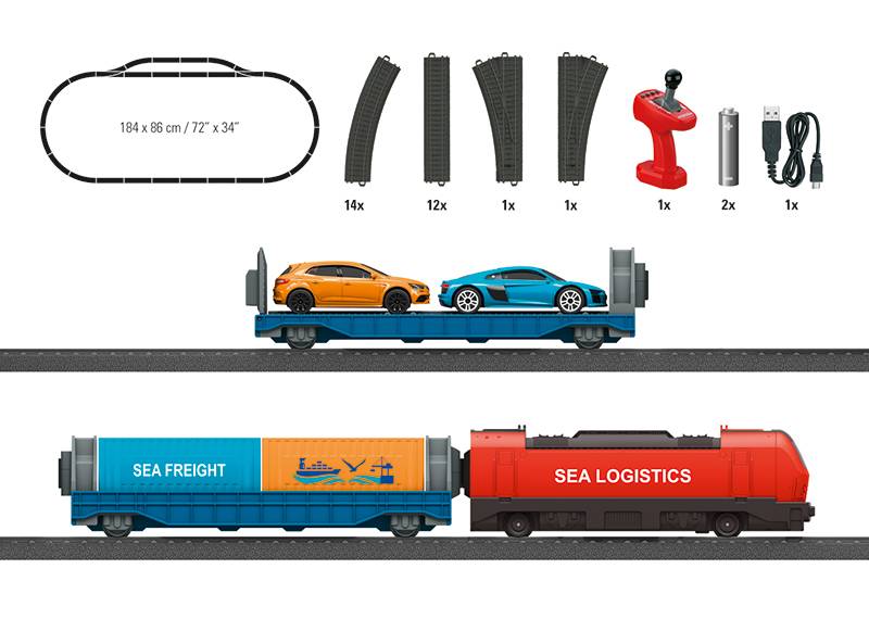 Märklin Märklin my world - Startpackung "Hafenlogistik" Räumungsverkauf