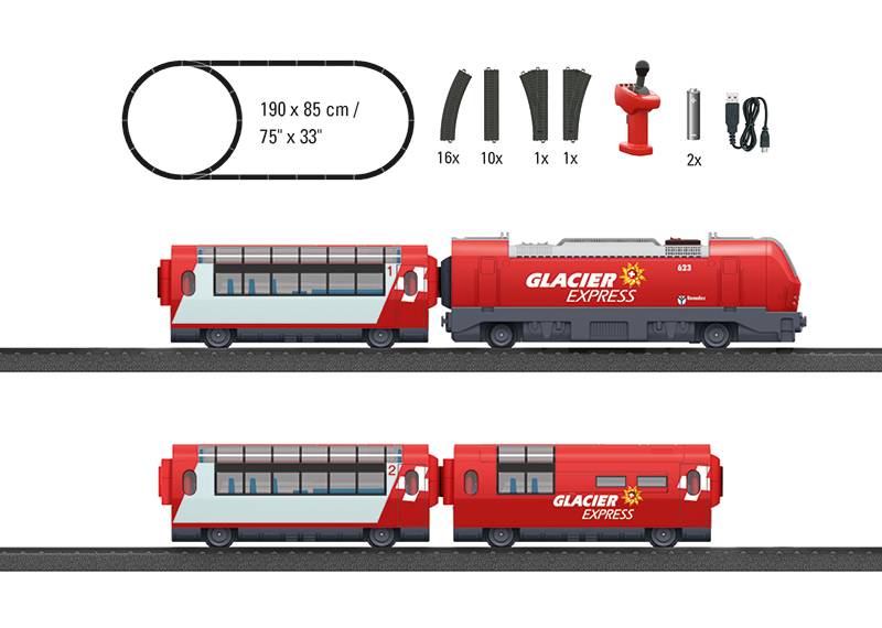 Märklin Märklin my world - Startpackung "Glacier Express" Riesige Ersparnisse