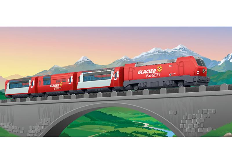 Märklin Märklin my world - Startpackung "Glacier Express" Riesige Ersparnisse