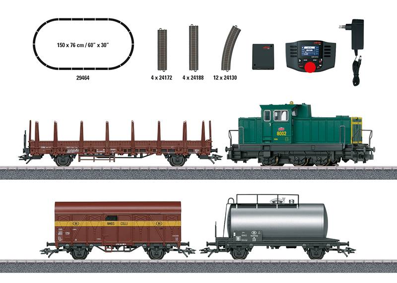 Märklin Digital-Startpackung "Belgischer Güterzug mit Serie 8000" Super Sparpreis