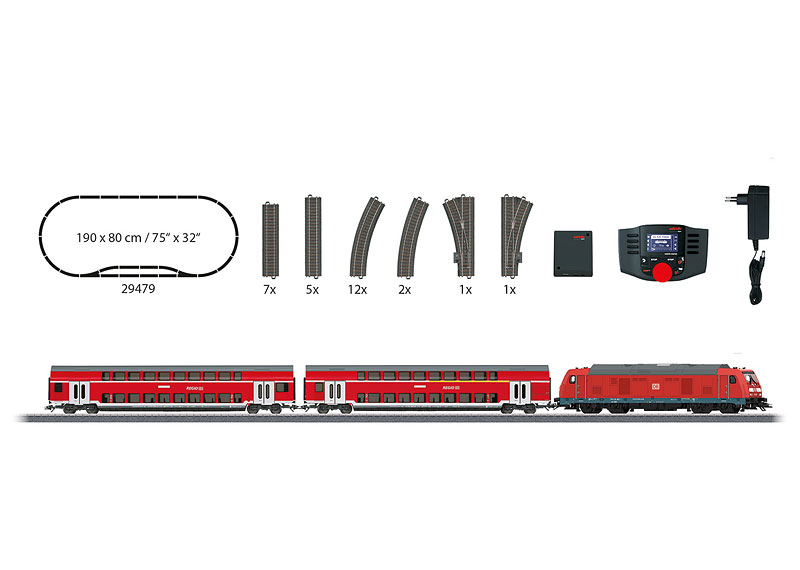 Märklin Digital-Startpackung "Regional-Express" Kostenlose Rückgabe