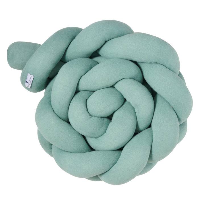 Nordic Coast Company Bettschlange geflochten Mint Strick 50% Rabatt mit kostenlosem Versand