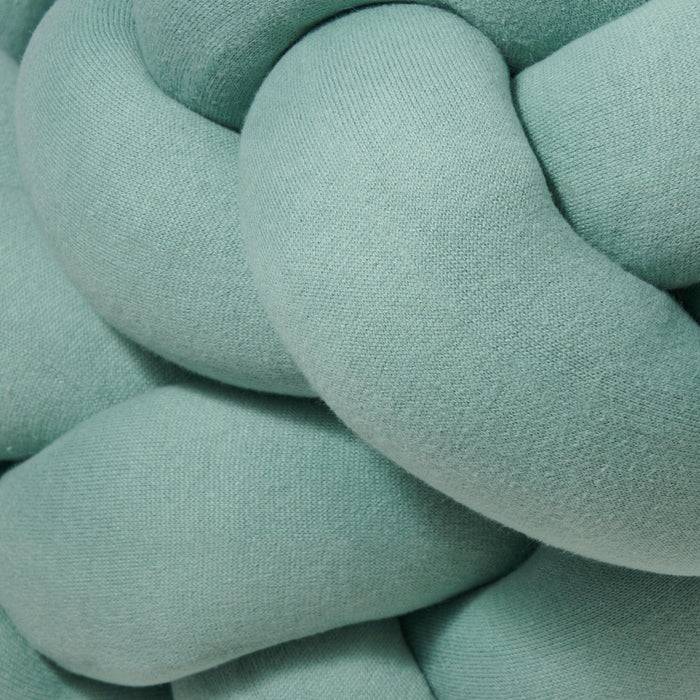 Nordic Coast Company Bettschlange geflochten Mint Strick 50% Rabatt mit kostenlosem Versand