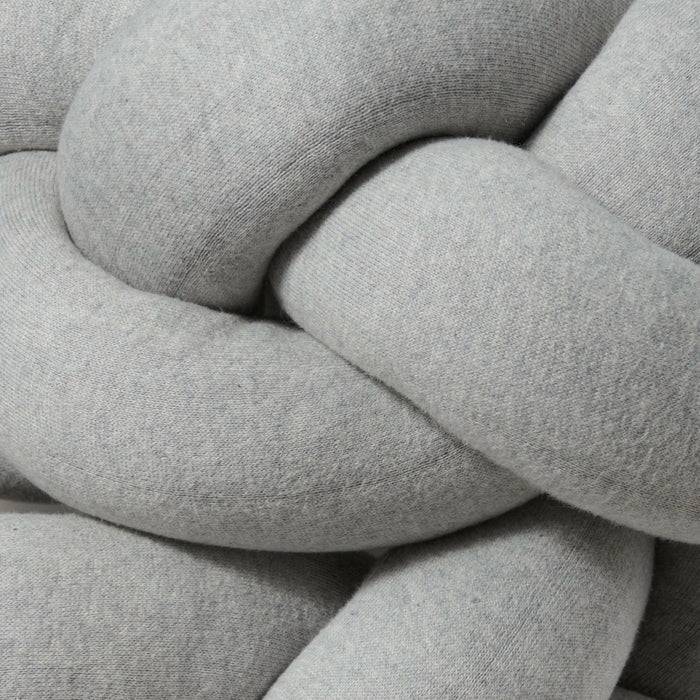 Nordic Coast Company Bettschlange geflochten Grau Strick XL Kostenloser Versand international