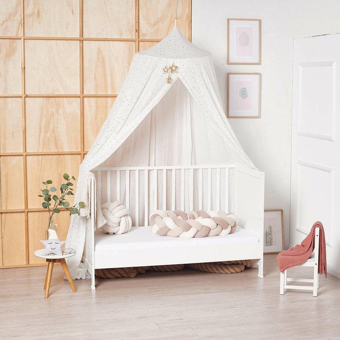 Nordic Coast Company Bettschlange geflochten Trio Altrosa Black Friday Preise