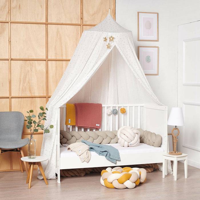 Nordic Coast Company Bettschlange geflochten Sand Strick Outlet