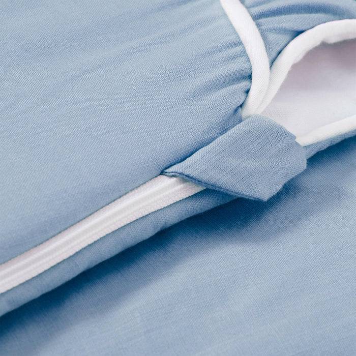 Nordic Coast Company Baby Schlafsack Blau Grau Auslauf