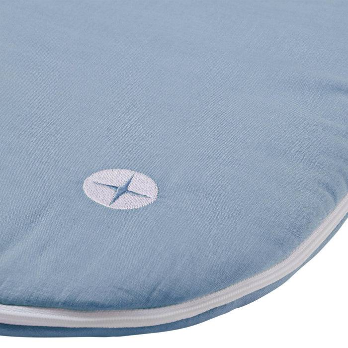Nordic Coast Company Baby Schlafsack Blau Grau Auslauf
