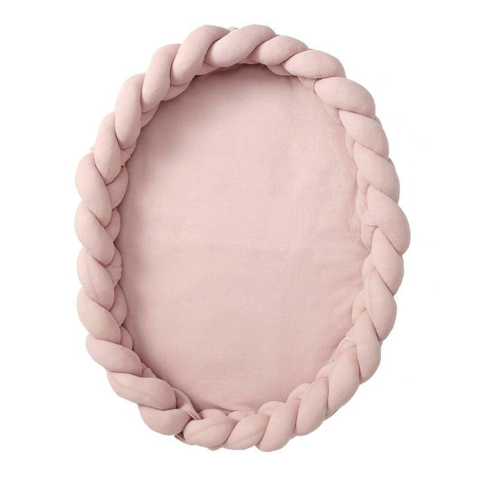 Nordic Coast Company Baby Nest geflochten Rosa