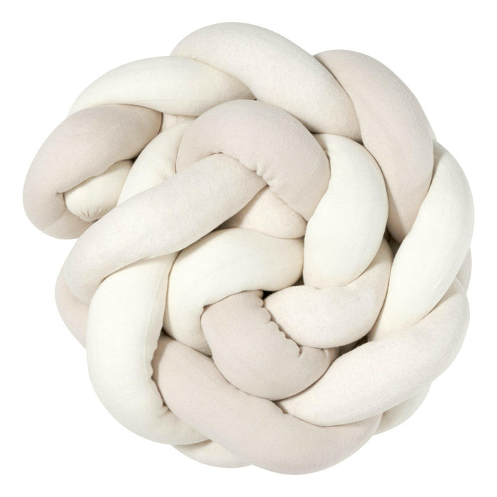 Nordic Coast Company Bettschlange geflochten Trio Beige Sand Natur