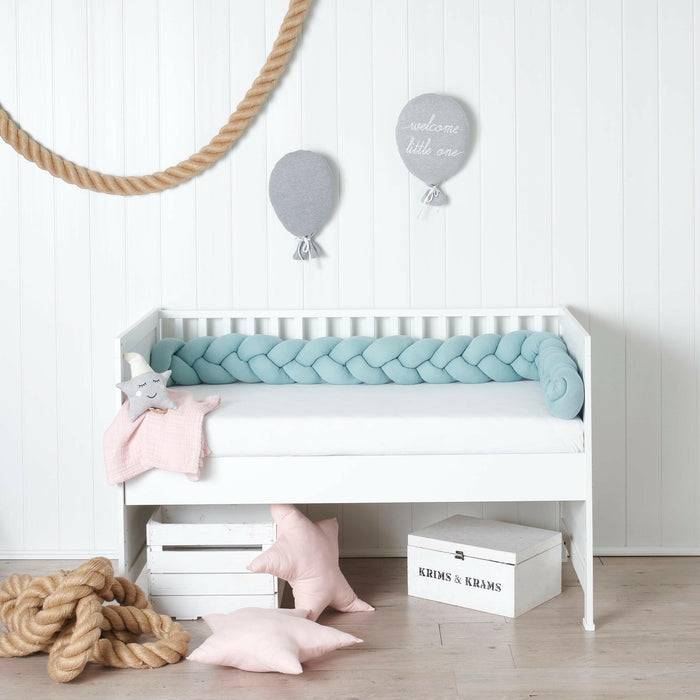 Nordic Coast Company Bettschlange geflochten Mint Jersey Limitierter Zeitrabatt