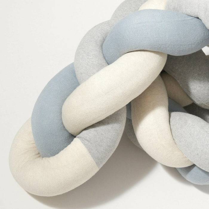 Nordic Coast Company Bettschlange geflochten Trio Hellblau Fabrik Onlineshop