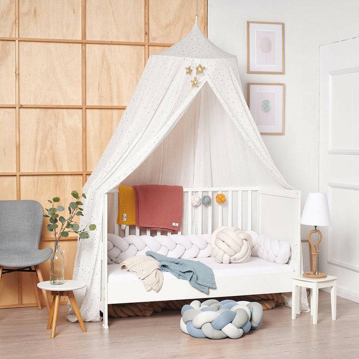 Nordic Coast Company Bettschlange geflochten Trio Hellblau Fabrik Onlineshop