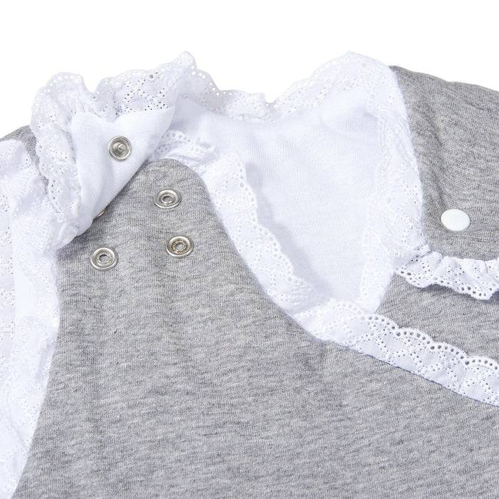 Nordic Coast Company Baby Schlafsack Grau Spitze Fabrikpreis