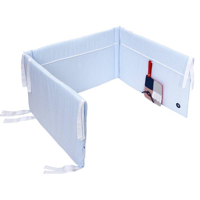 Nordic Coast Company Baby Bettnestchen Blau