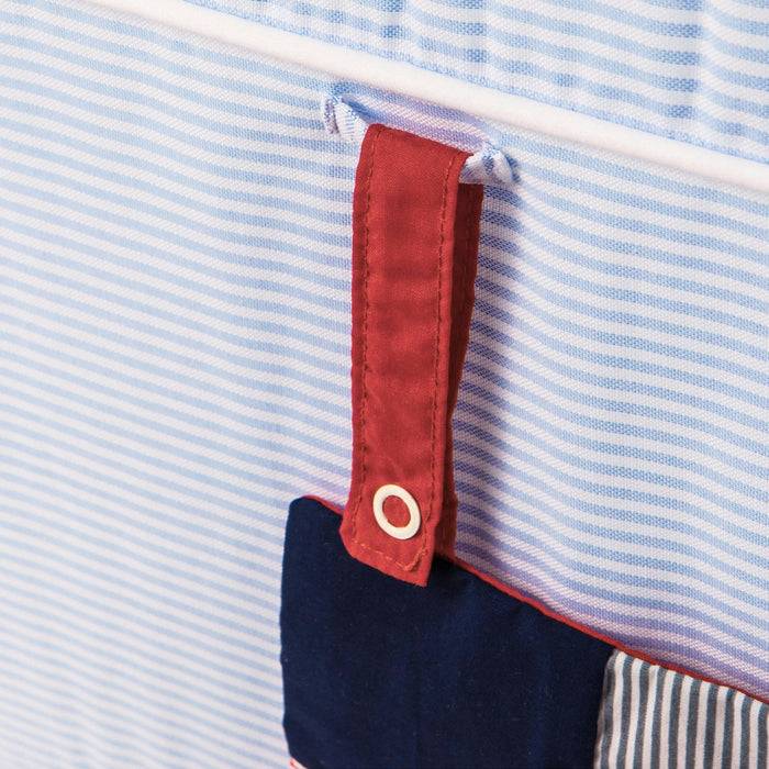 Nordic Coast Company Baby Bettnestchen Blau Flash Sale