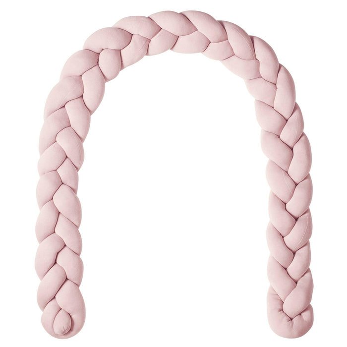 Nordic Coast Company Bettschlange geflochten Pink Jersey 180cm Valentinstagsangebot