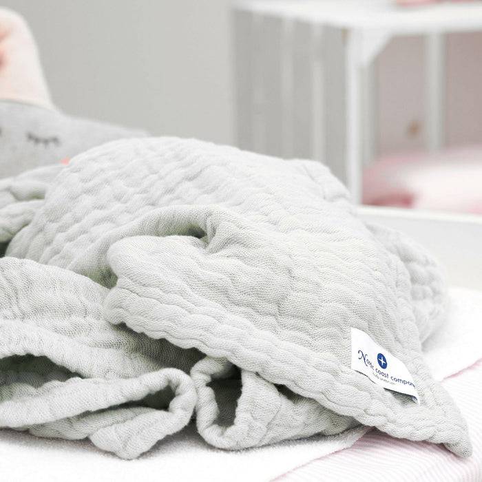 Nordic Coast Company Musselin Decke Grau Large Neueste Mode