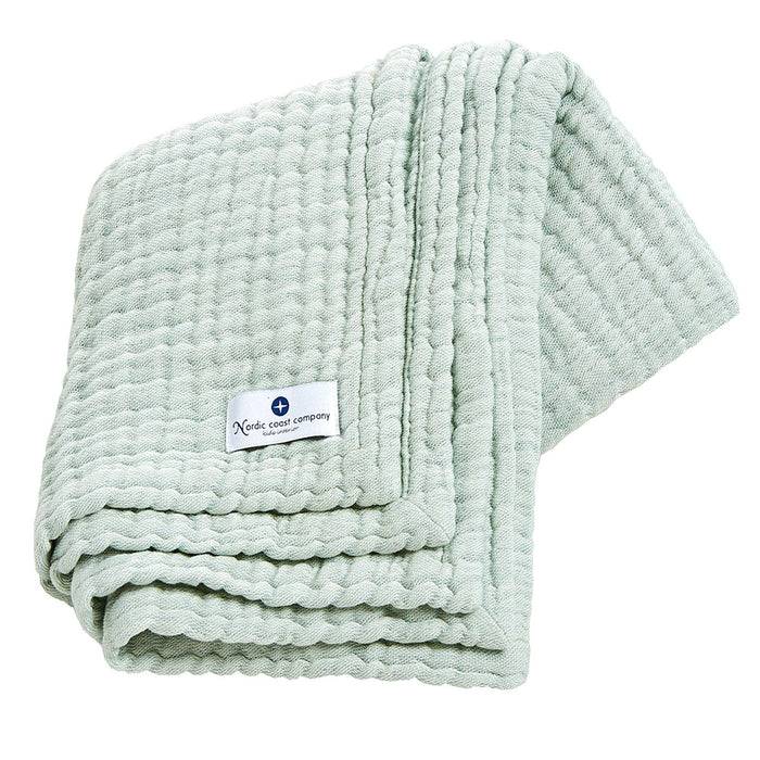 Nordic Coast Company Musselin Decke Mint Large