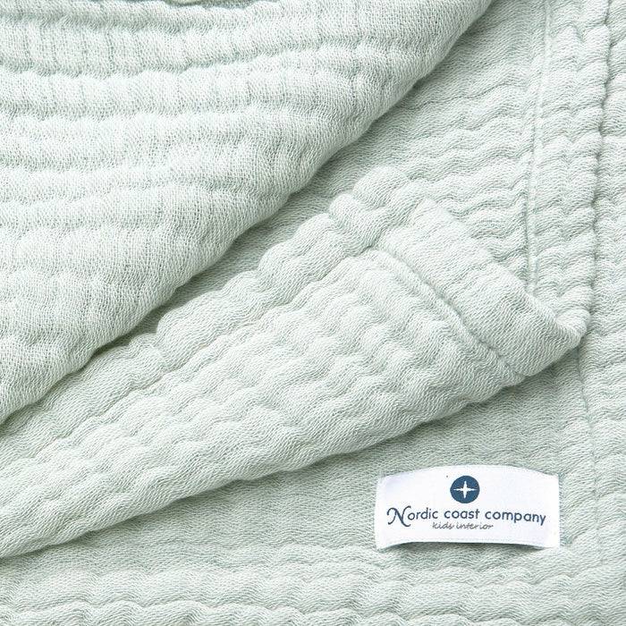 Nordic Coast Company Musselin Decke Mint Large Online Outlet