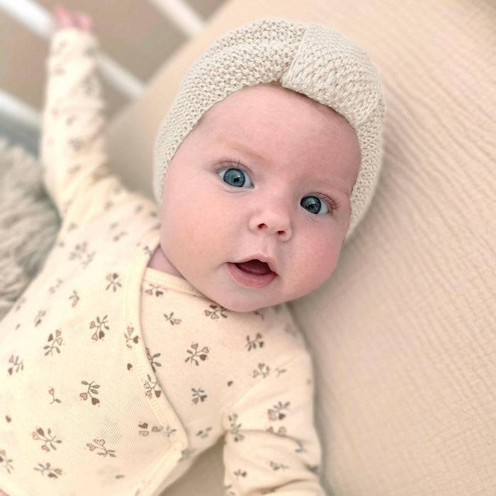 Nordic Coast Company Baby Turban Natur Riesige Ersparnisse