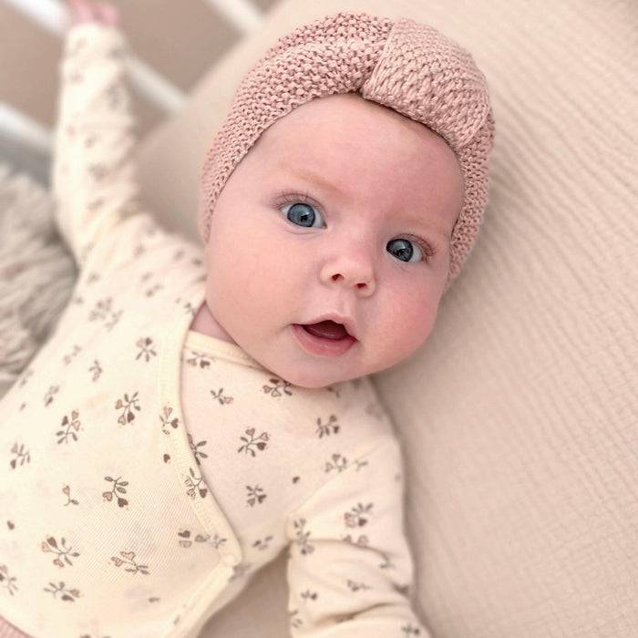 Nordic Coast Company Baby Turban Altrosa Super Sparpreis