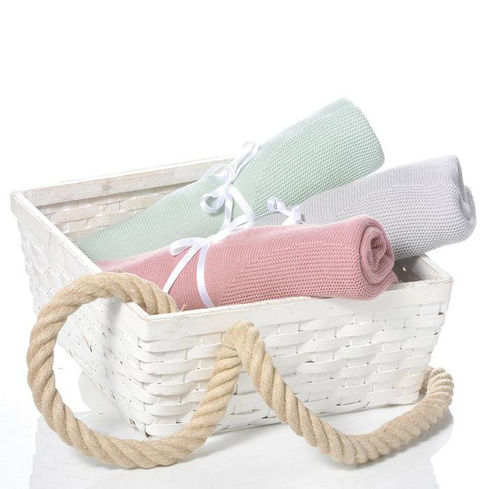 Nordic Coast Company Babydecke Wolke Mint Kostenlose Rückgabe